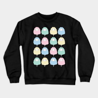 Sheep Illustration Pattern Crewneck Sweatshirt